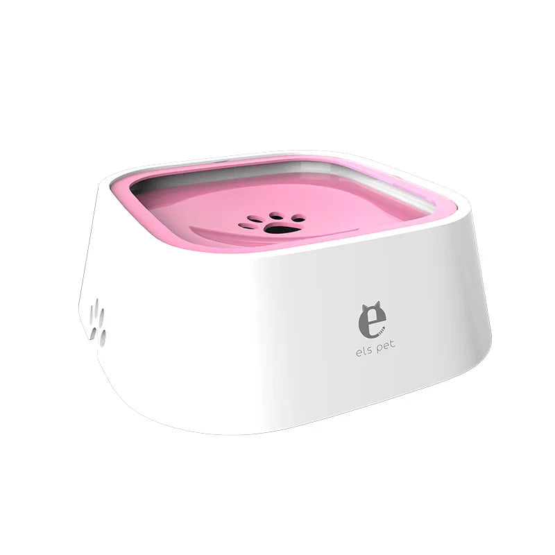 Anti-Spill Slow Feeder Water Bowl for Pets