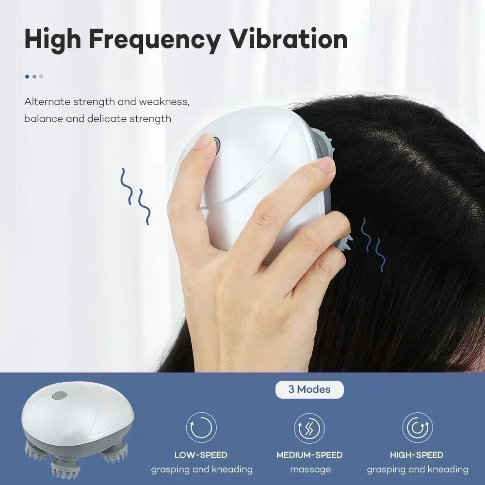 Electric Scalp Massager - Suitable for Pets Too!