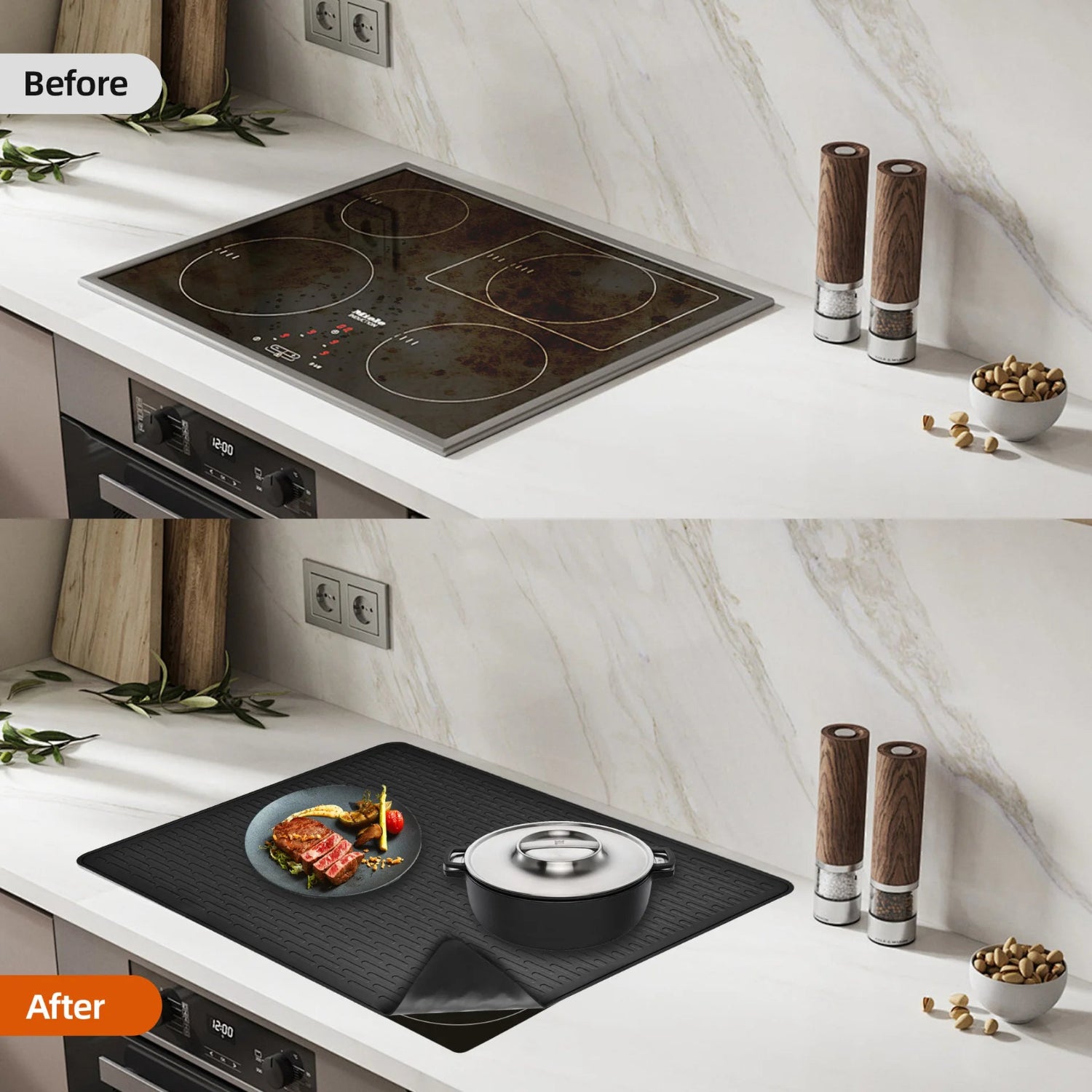 Multifunctional Silicone Electric Stove Top Cover for Induction Cookers