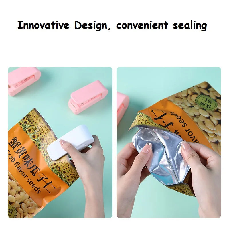 Mini Heat Sealer for Plastic Food Bags - Ideal for Snacks and Opened Food Items