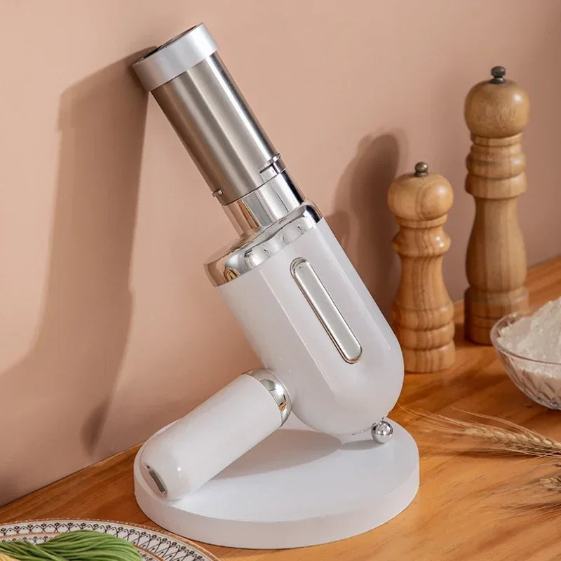 Electric Handheld Noodle Maker - Automatic Pasta Machine and Dough Roller for Home Use