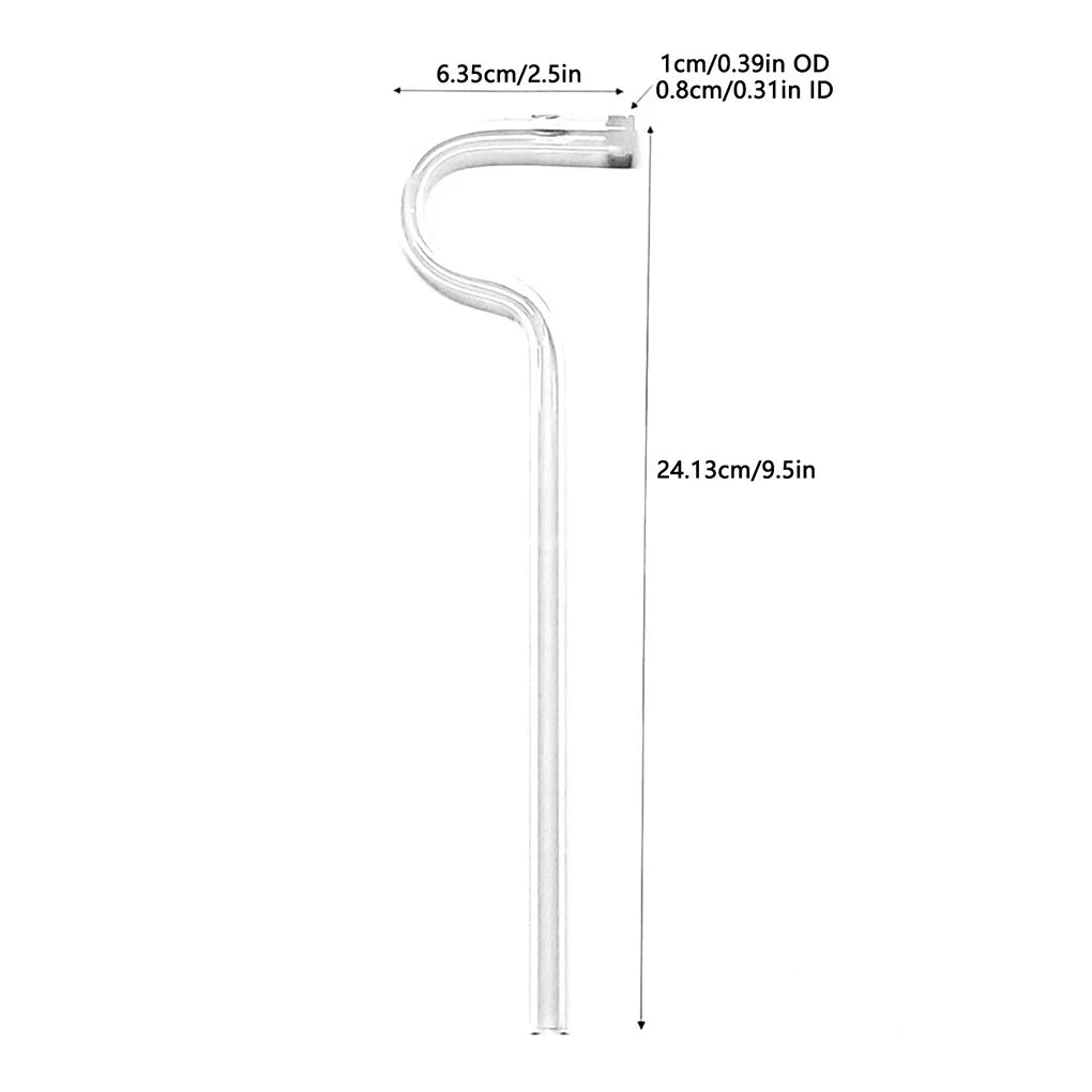 Reusable Flute-Style Anti-Wrinkle Drinking Straw - Lipstick Safe