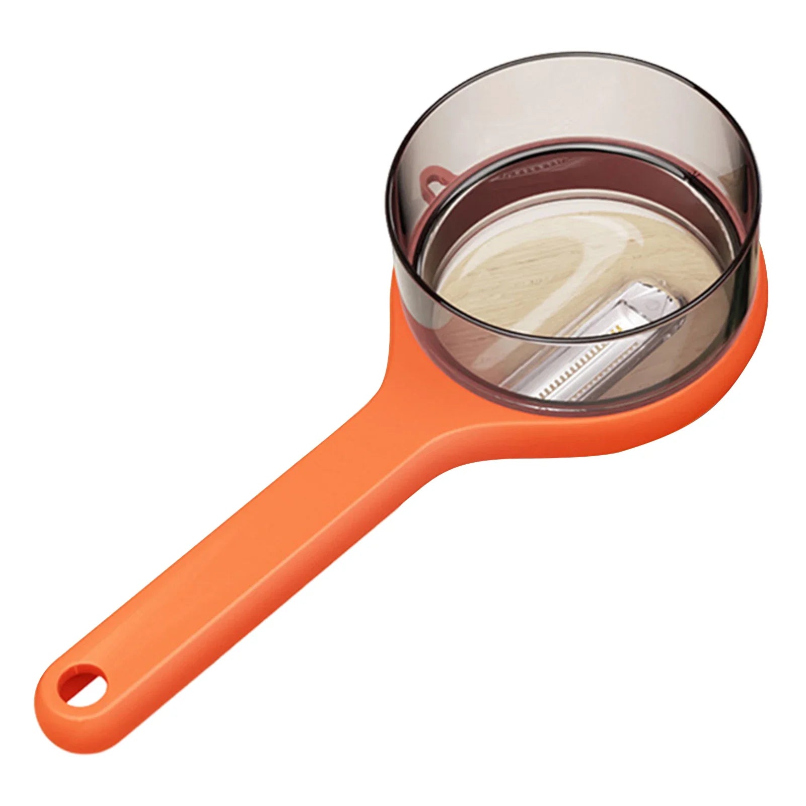 Versatile Vegetable and Fruit Peeler with Built-in Peel Storage