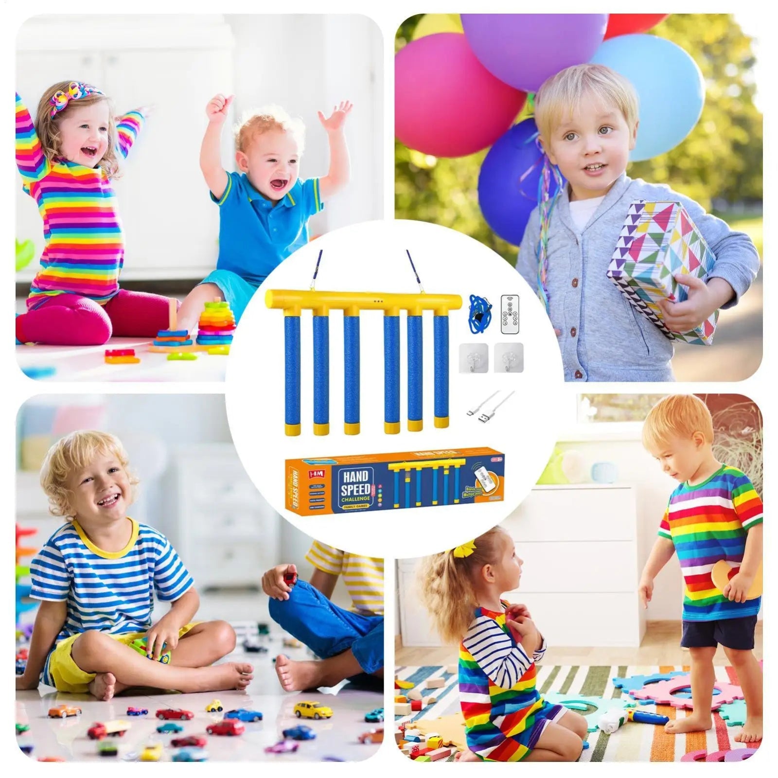 Adult & Kids Catching Sticks Game - Sensory Toy for Reflex Training and Reaction Challenge - Fun Party Game