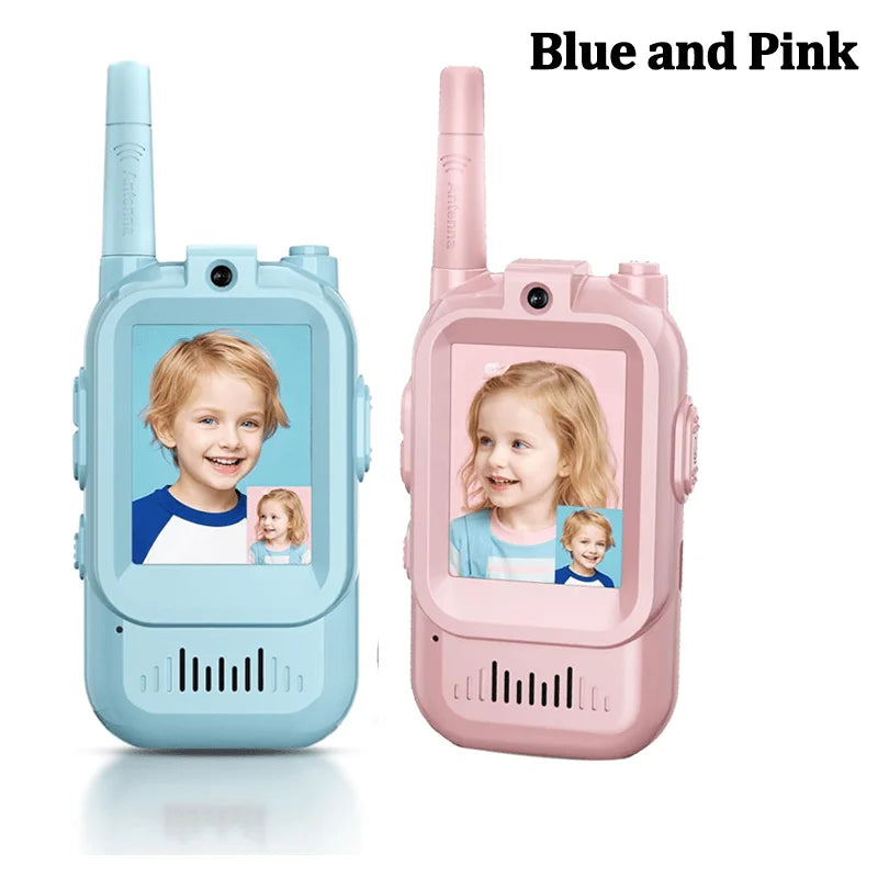 Mini Smart Camera Walkie Talkie for Kids - Outdoor Intercom for Fun Adventures