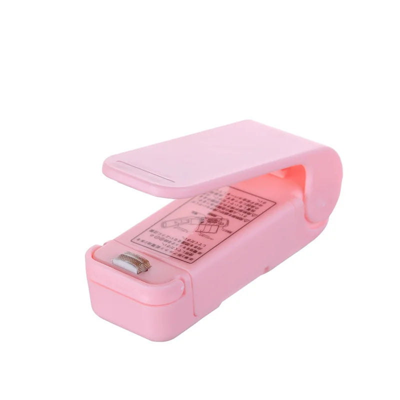 Mini Heat Sealer for Plastic Food Bags - Ideal for Snacks and Opened Food Items