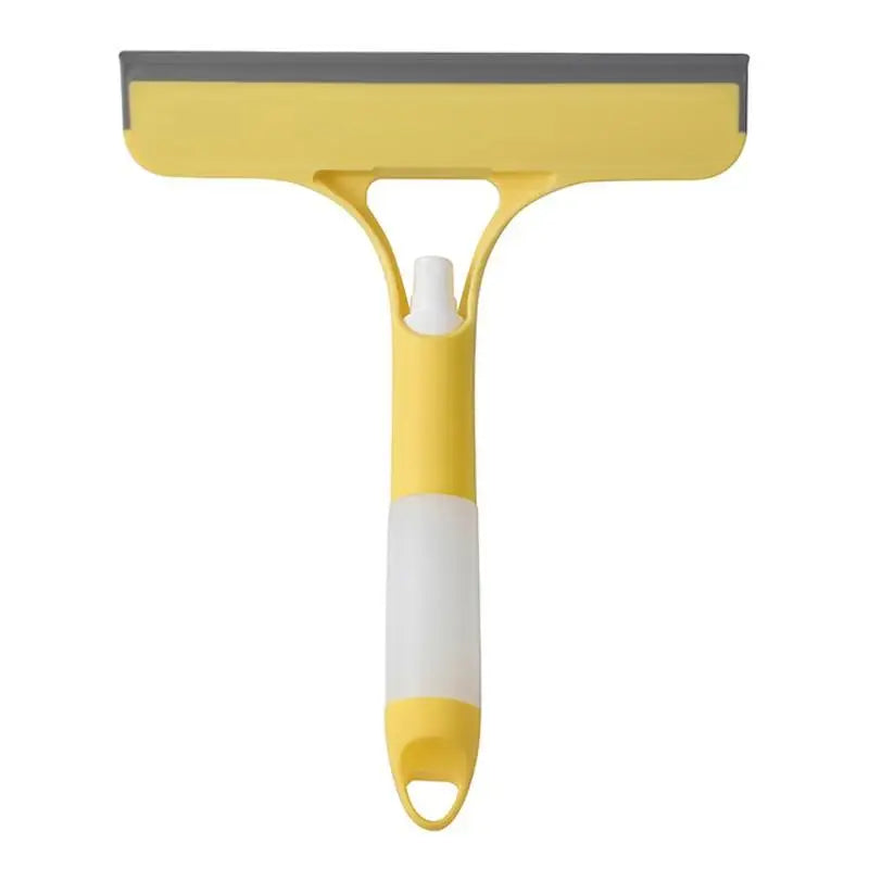Multifunctional 3-in-1 Window Cleaning Tool: Scraper, Squeegee, and Scrubber with Spray