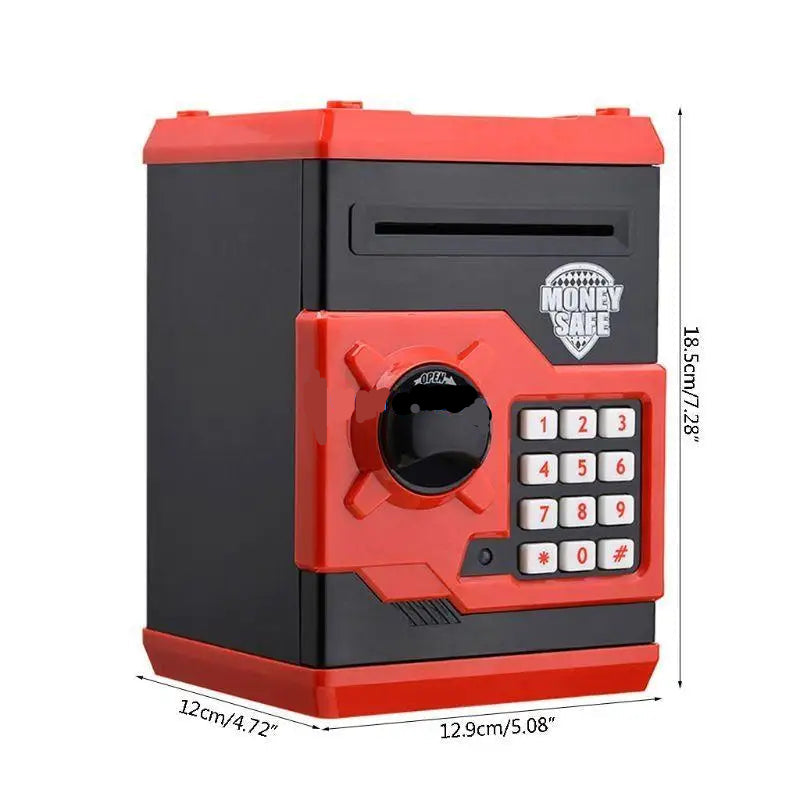 Digital Mini ATM Coin Bank with Password Protection for Savings