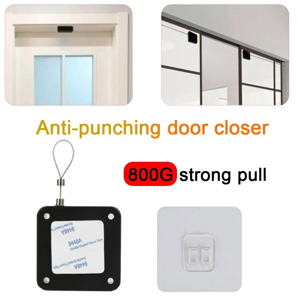 Adjustable Automatic Tension Drawer String Door Closer