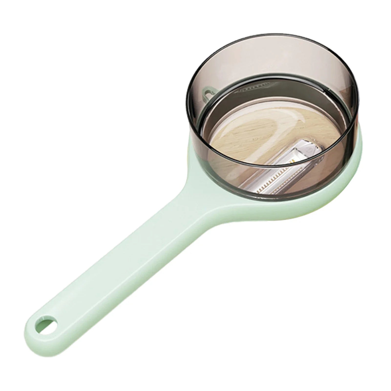 Versatile Vegetable and Fruit Peeler with Built-in Peel Storage