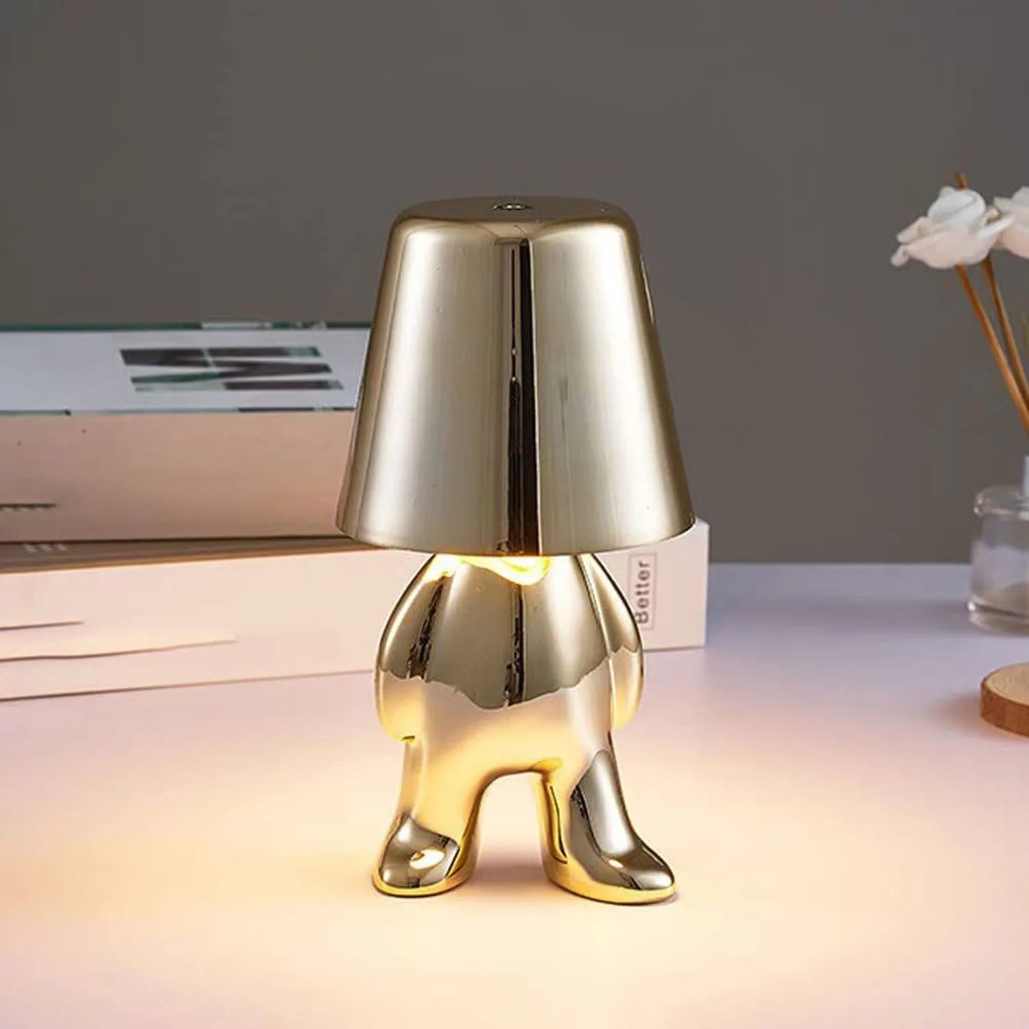 Thinker LED Desk Lamp - Rechargeable Night Light