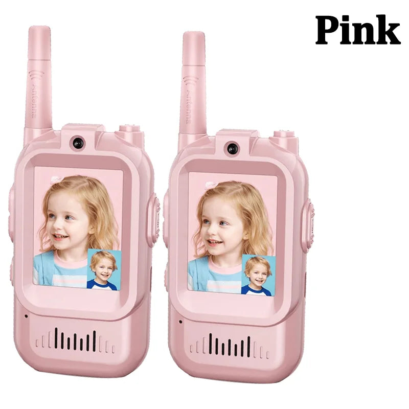Mini Smart Camera Walkie Talkie for Kids - Outdoor Intercom for Fun Adventures