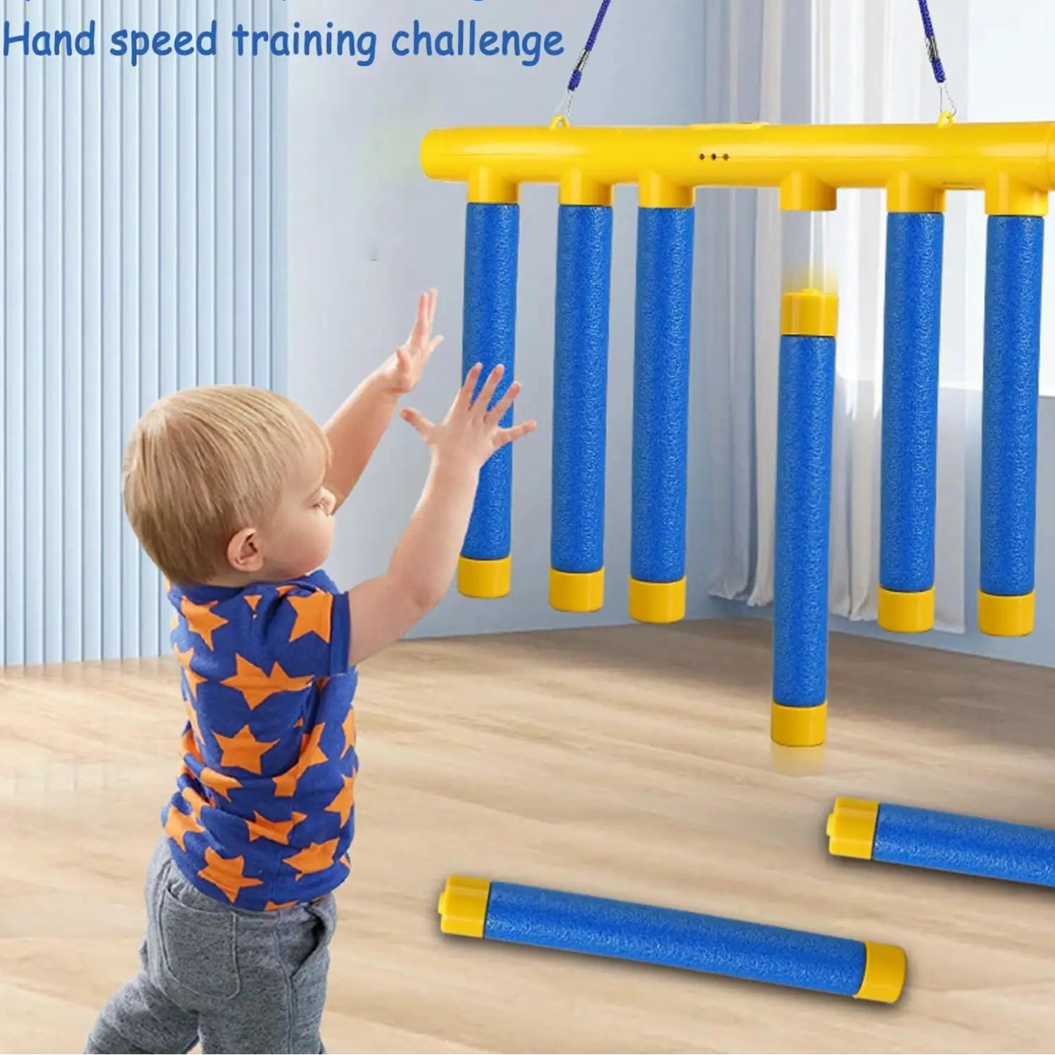 Adult & Kids Catching Sticks Game - Sensory Toy for Reflex Training and Reaction Challenge - Fun Party Game