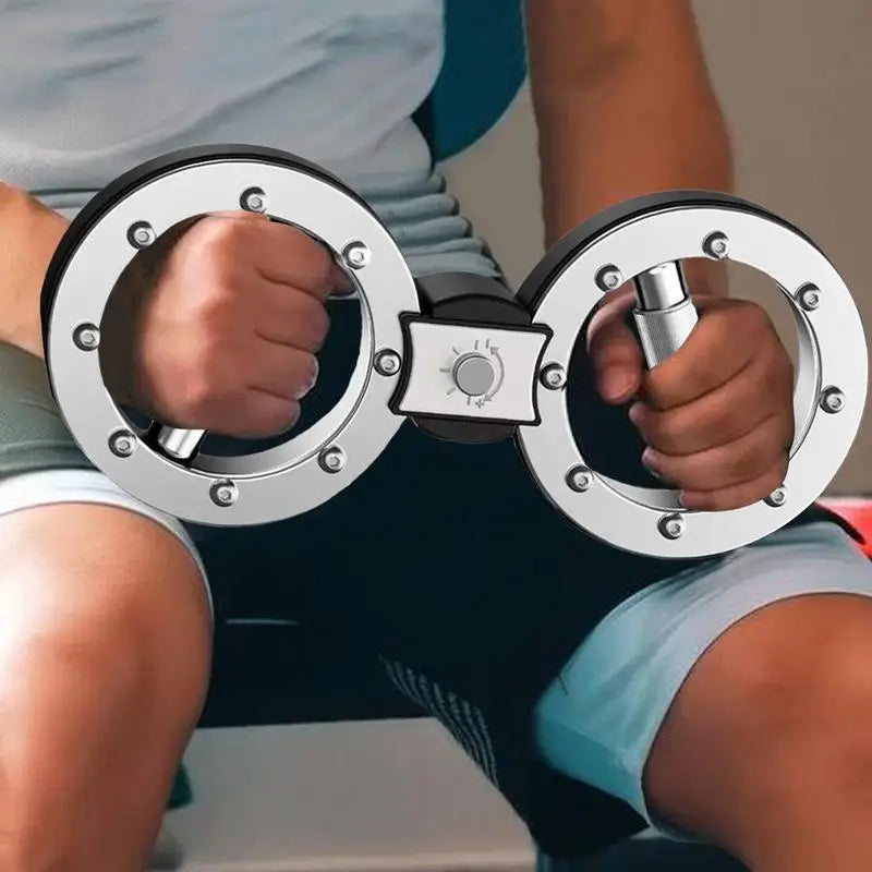Ergonomic Stainless Steel Boxing Forearm Trainer - Hand Grip Arm Strengthener