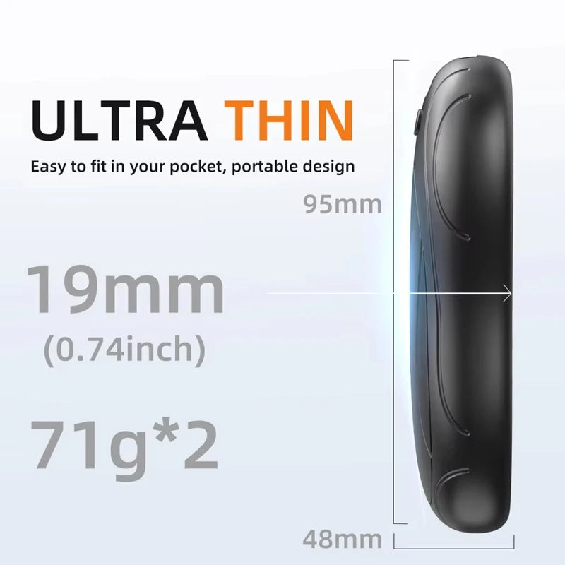 Portable Magnetic Separation Electric Hand Warmer with Three Temperature Settings