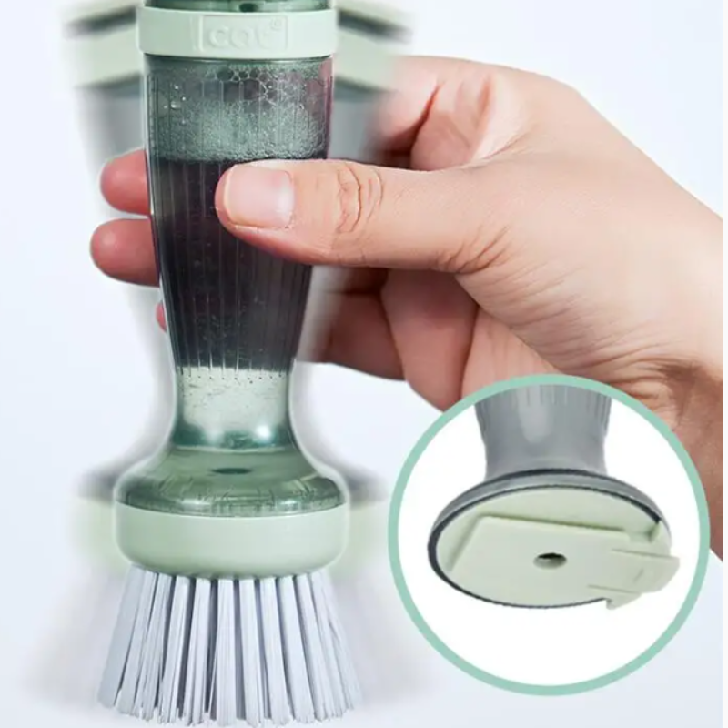 3-in-1 Magic Dishwashing Sponge and Cleaning Brush - Essential Household Cleaning Tool