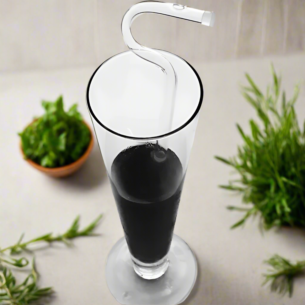 Reusable Flute-Style Anti-Wrinkle Drinking Straw - Lipstick Safe