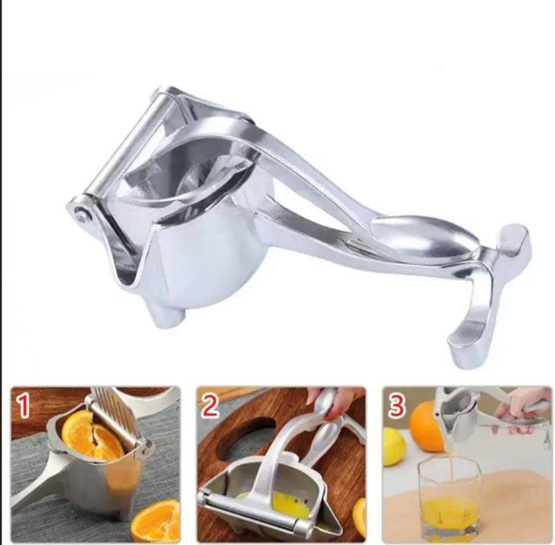 Multi-Functional Handheld Aluminum Citrus Juicer - Ideal for Home Use