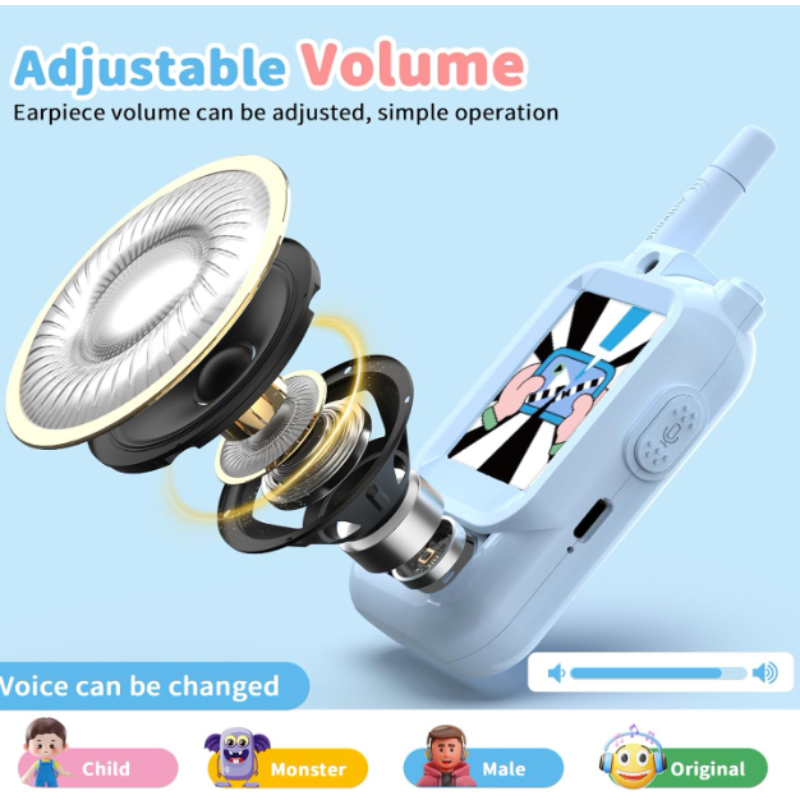 Mini Smart Camera Walkie Talkie for Kids - Outdoor Intercom for Fun Adventures