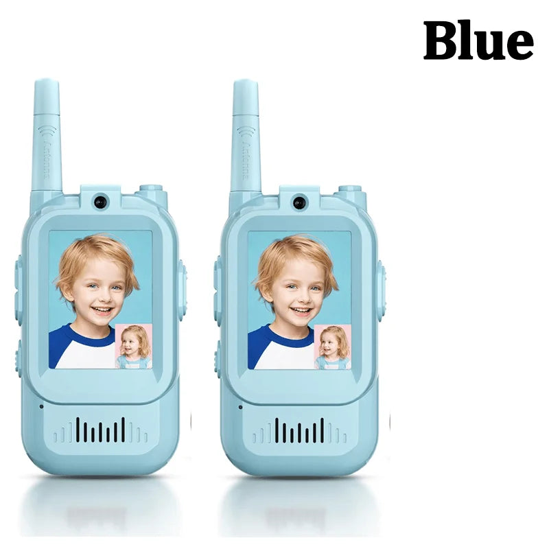 Mini Smart Camera Walkie Talkie for Kids - Outdoor Intercom for Fun Adventures