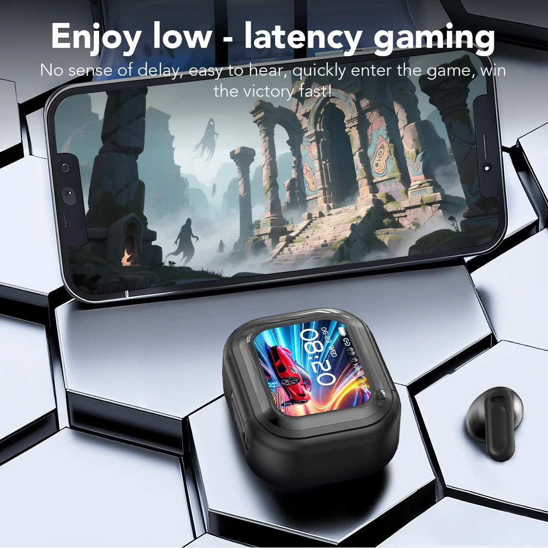 HTC Wireless Bluetooth 6.0 Translation Earphones - IPX4 Waterproof Headphones