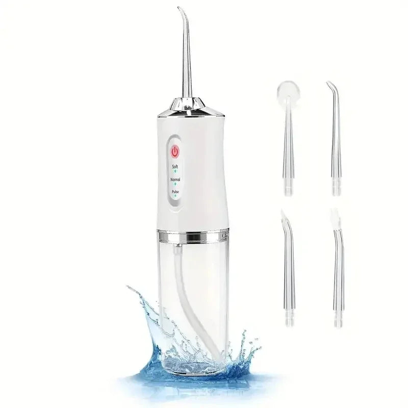 Rechargeable Portable Smart Electric Water Flosser - Dental Oral Irrigator for Effective Teeth Cleaning