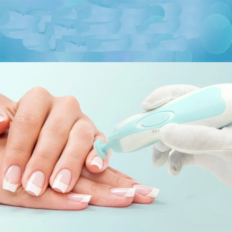 All-in-One Electric Baby Nail Trimmer and Manicure Set for Fingernails and Toes