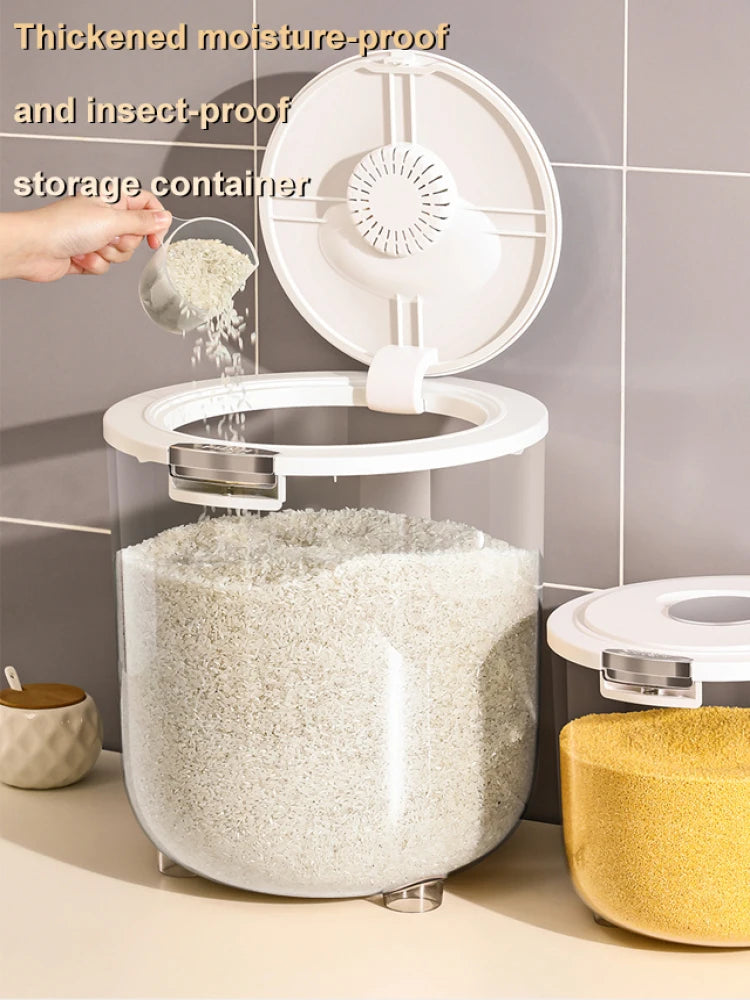Thickened Food Storage Containers - Household Grade, Sealed, Insect-Proof, and Moisture-Resistant