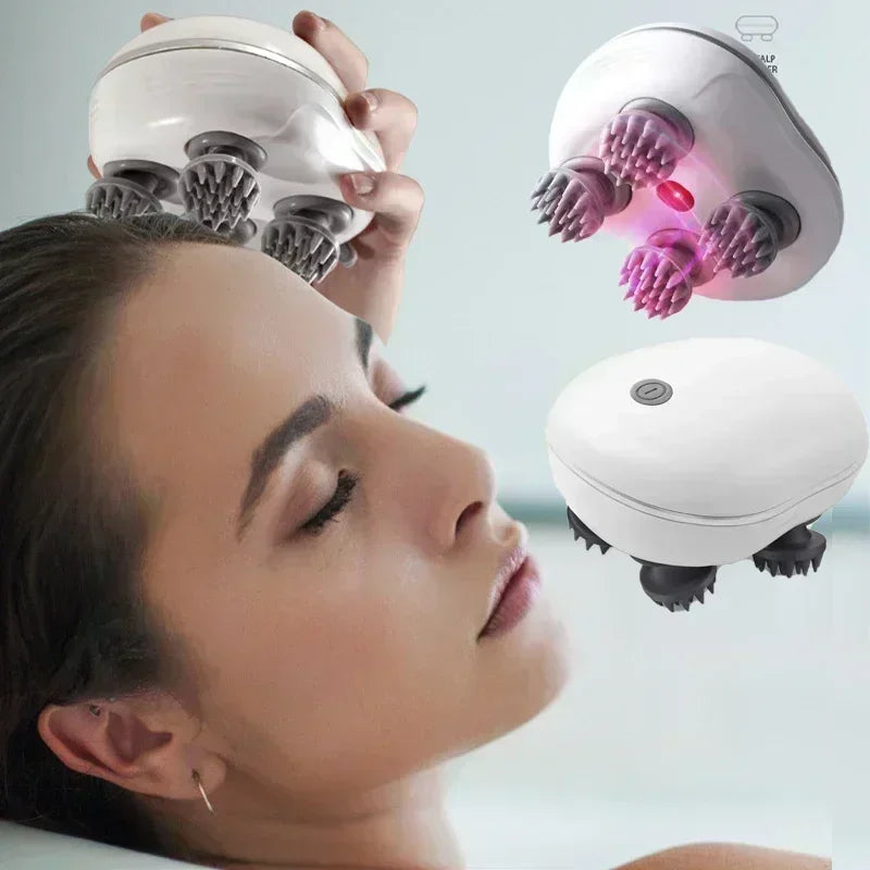 Electric Scalp Massager - Suitable for Pets Too!