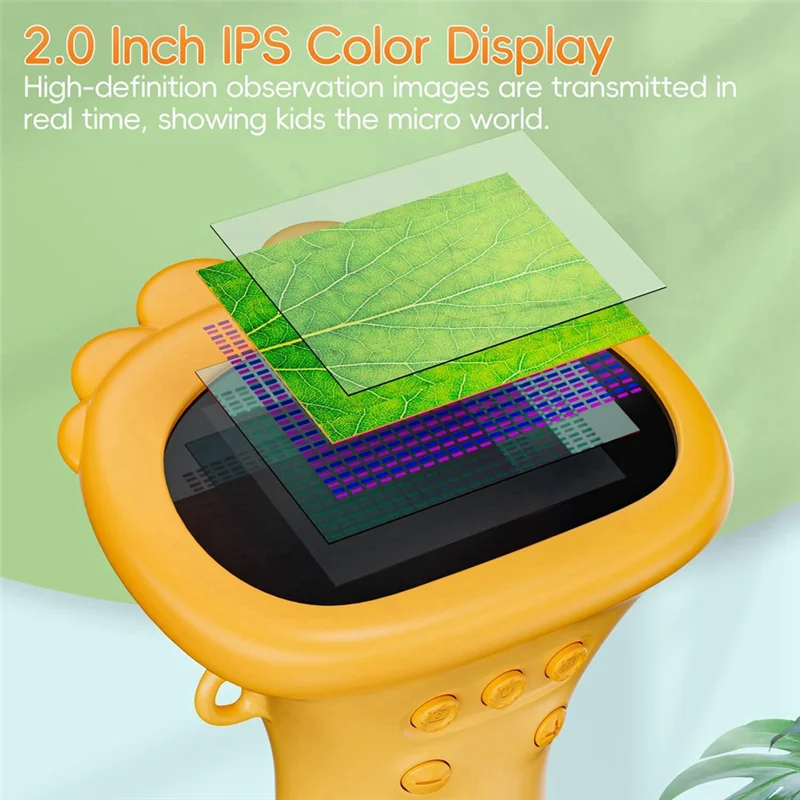 ABMI-Kids 1000X Handheld Digital Microscope - HD Portable Mini USB Camera Compatible with PC