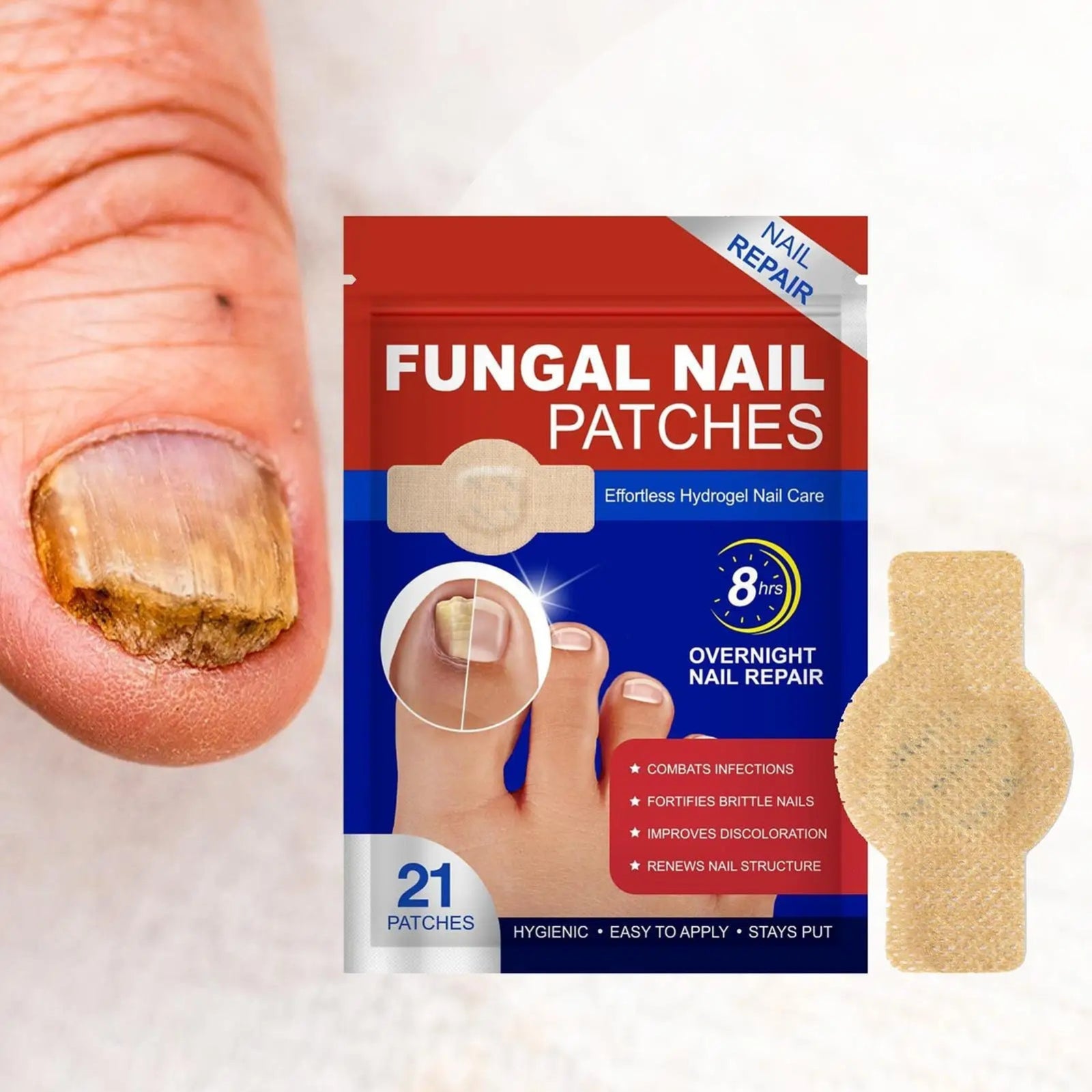 Nail Repair Patches - Professional Toenail Care Stickers for Restoring Healthy Nails