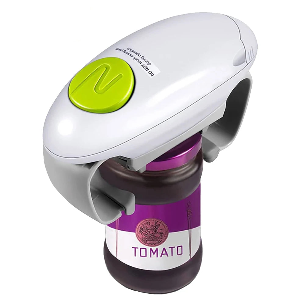 Electric Automatic Jar Opener - Effortless Bottle and Jar Opening Kitchen Gadget
