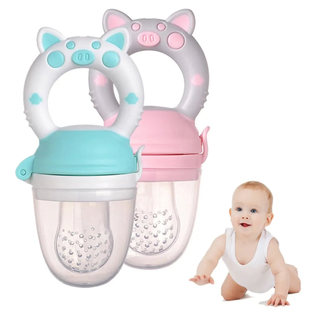 Safe Silicone Fresh Food Nibbler Feeder for Infants - Baby Soother