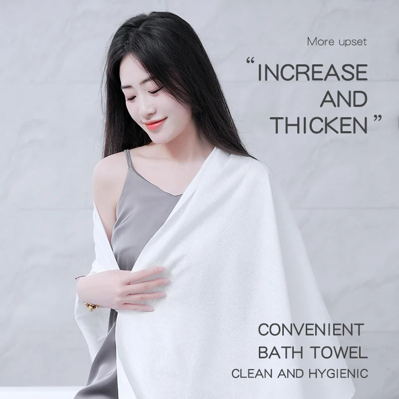 Extra-Large Soft Absorbent Disposable Compressed Travel Bath Towel
