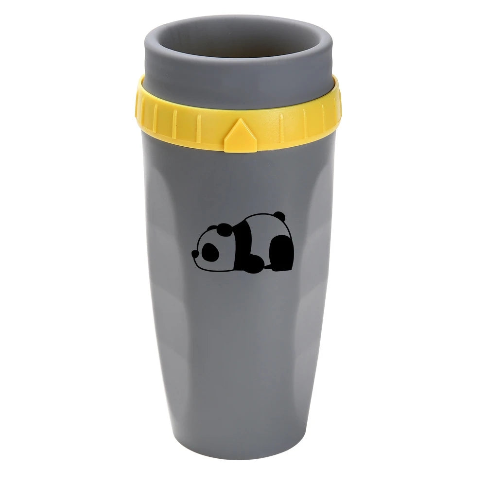 Creative Thermos Mug with Screw Lid and Straw - Portable Design