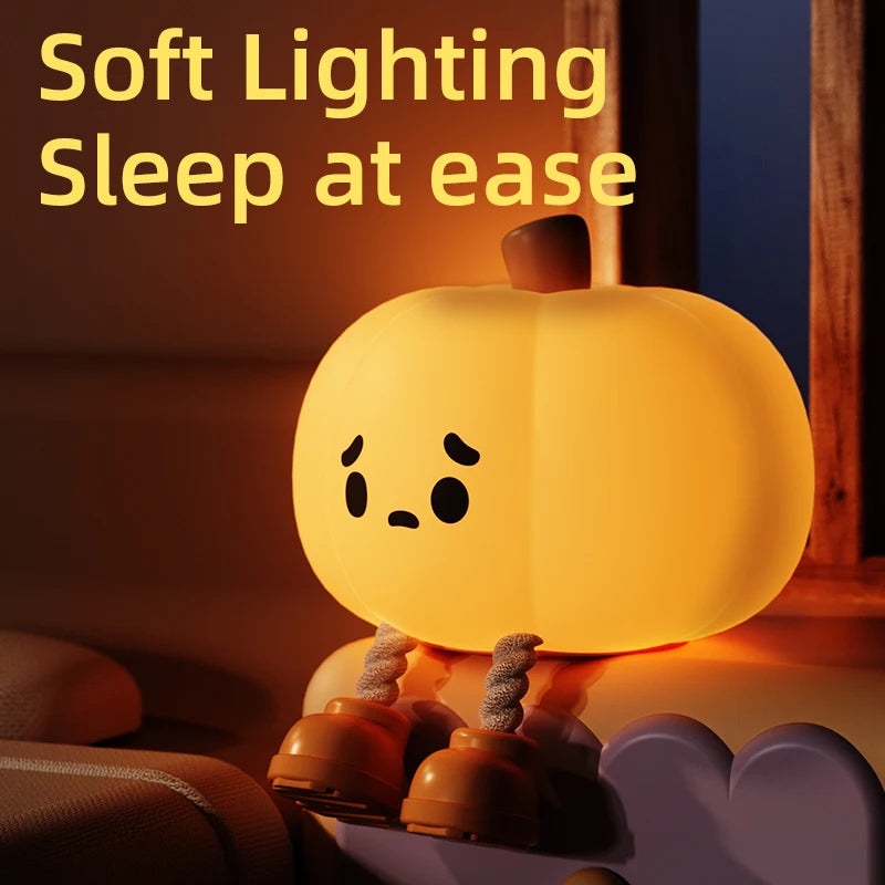 Adorable LED Silicone Table Lamp for Spooky Halloween Ambiance