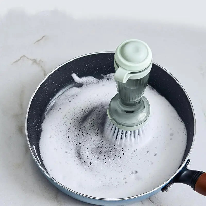 3-in-1 Magic Dishwashing Sponge and Cleaning Brush - Essential Household Cleaning Tool