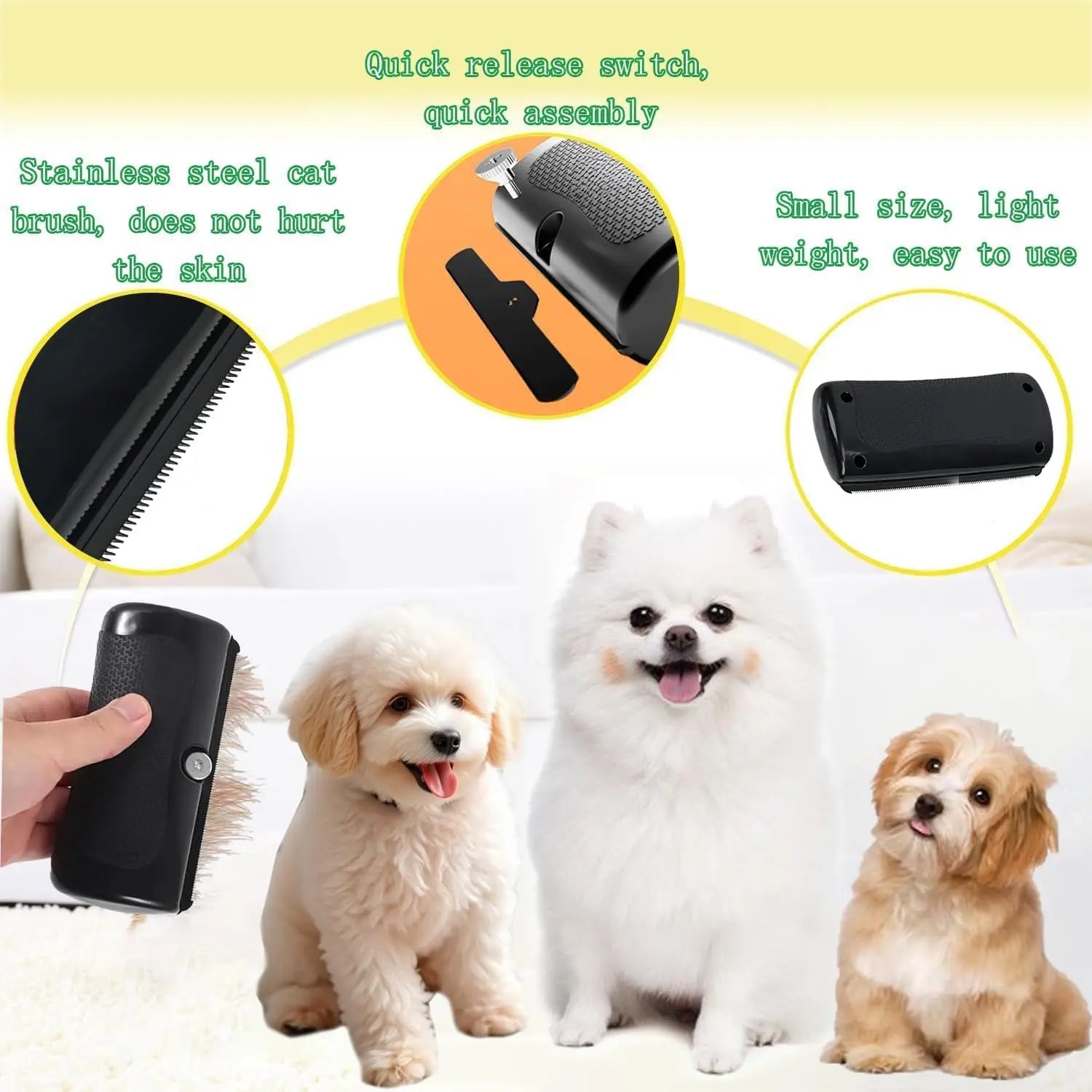 Multifunctional Professional Pet Deshedding Grooming Brush