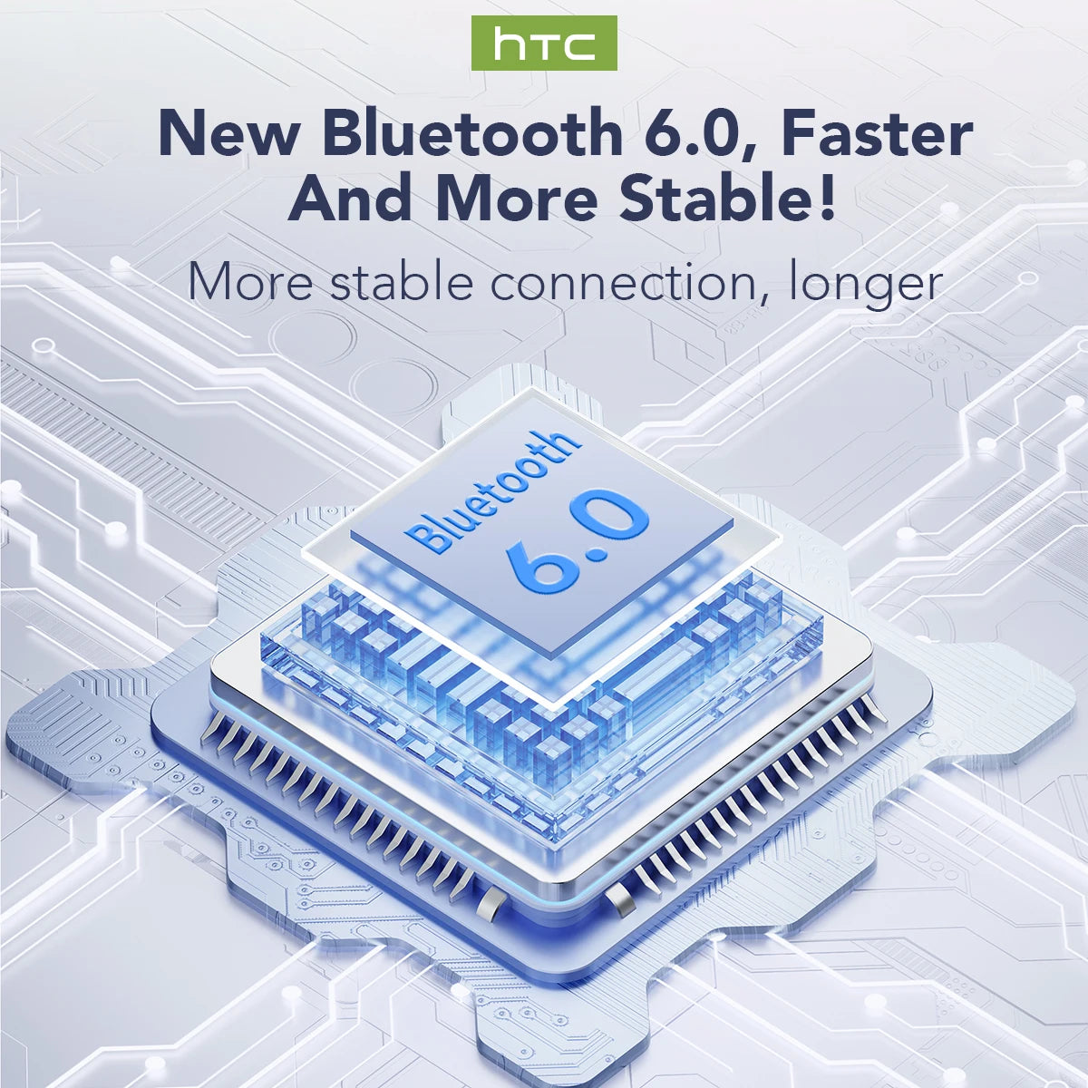 HTC NE20 Wireless Bluetooth 6.0 Translation Earphones - IPX4 Waterproof Headphones