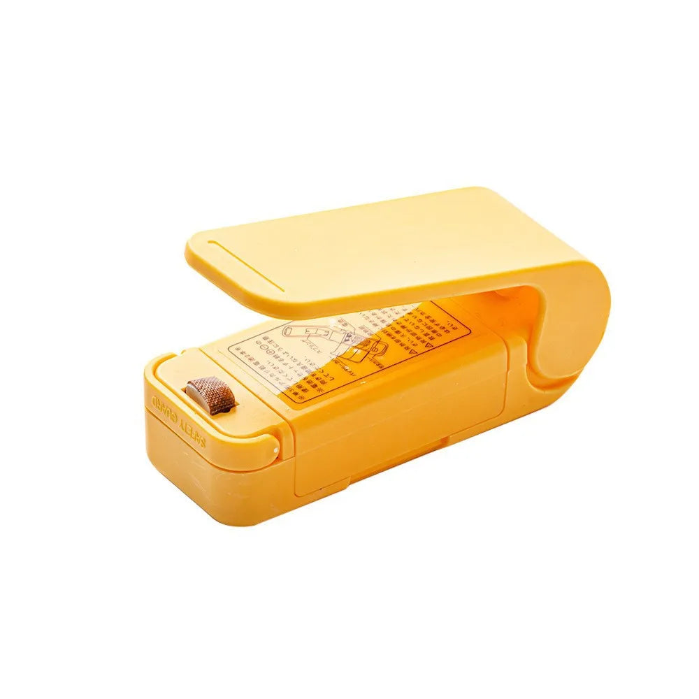 Mini Heat Sealer for Plastic Food Bags - Ideal for Snacks and Opened Food Items