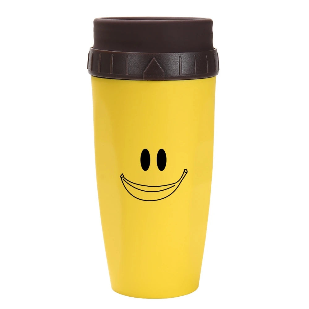 Creative Thermos Mug with Screw Lid and Straw - Portable Design