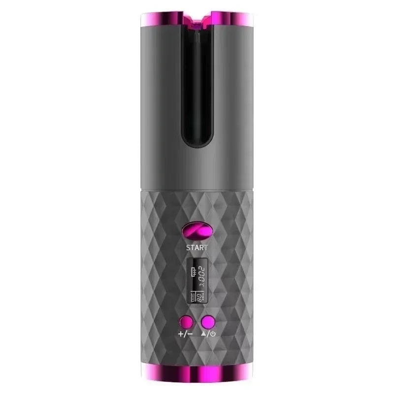 USB Rechargeable Portable Wireless Automatic Hair Curler with Anti-Scald Design