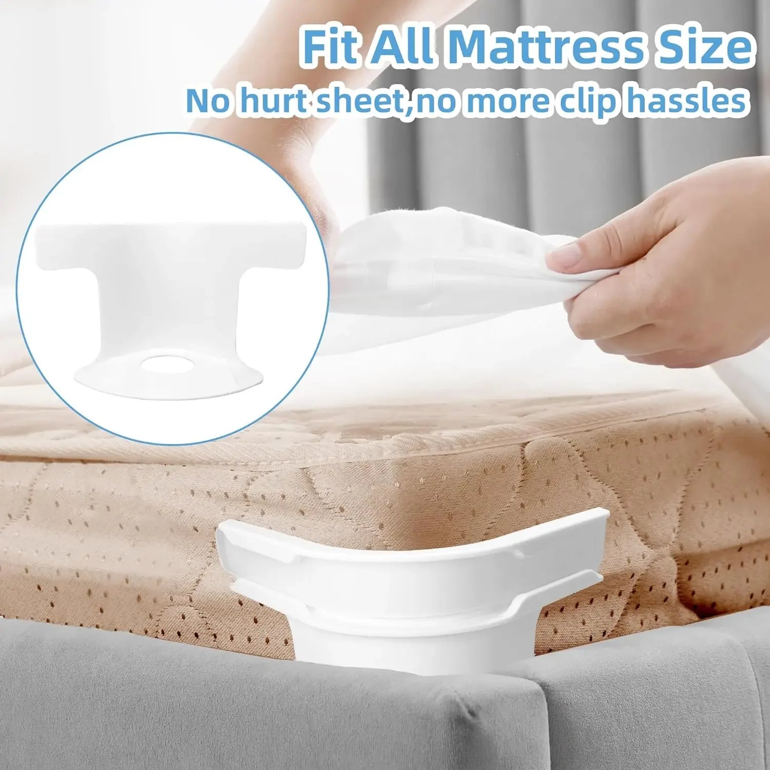Invisible Bed Sheet Corner Tightening Clips