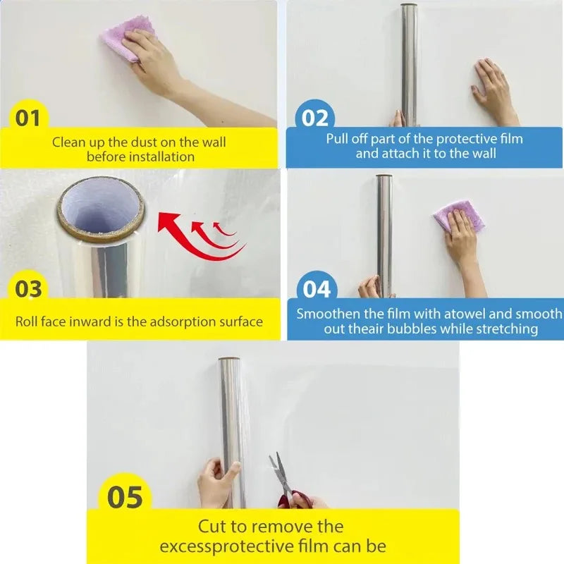 Removable Transparent Anti-Oil Wall Sticker Protective Film