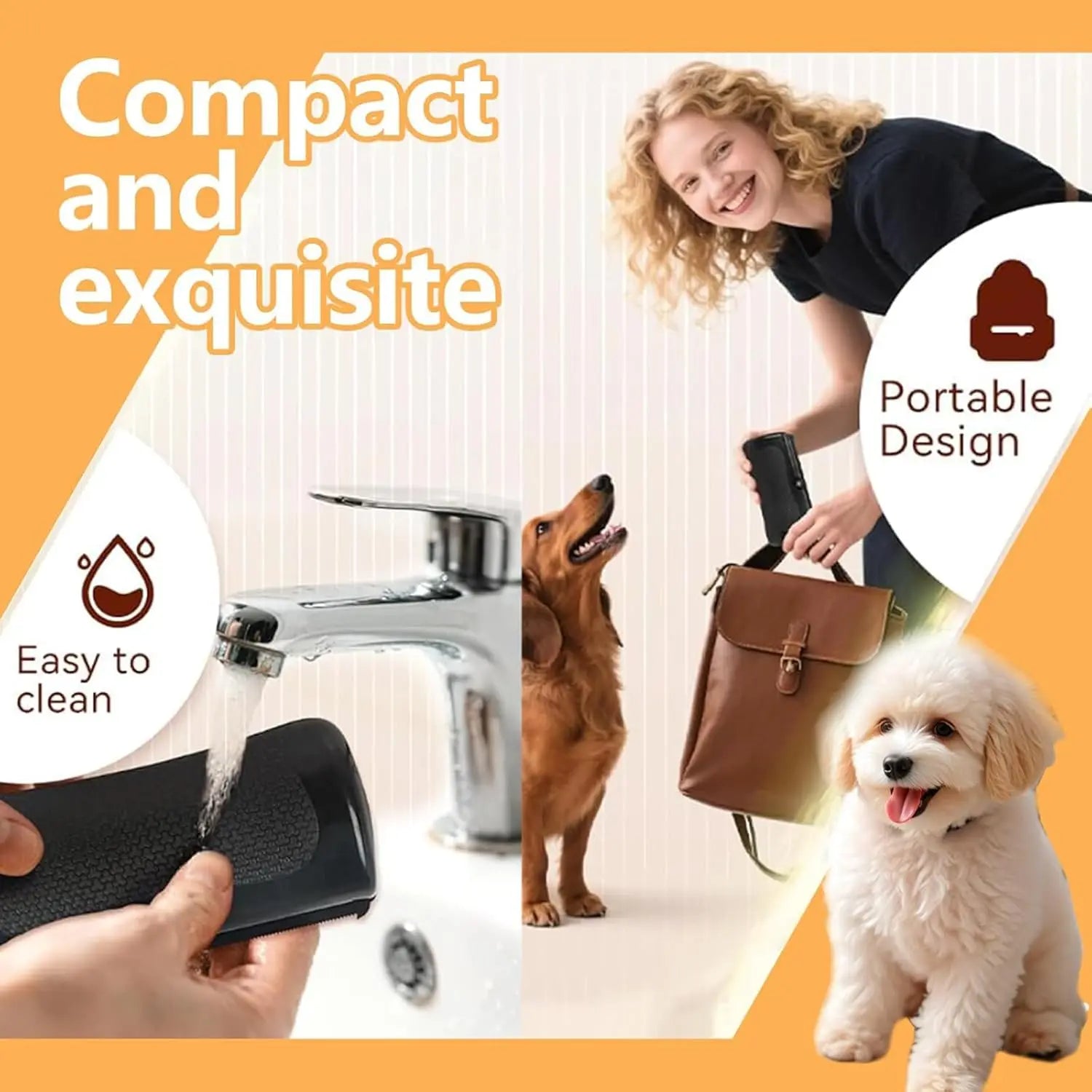 Multifunctional Professional Pet Deshedding Grooming Brush