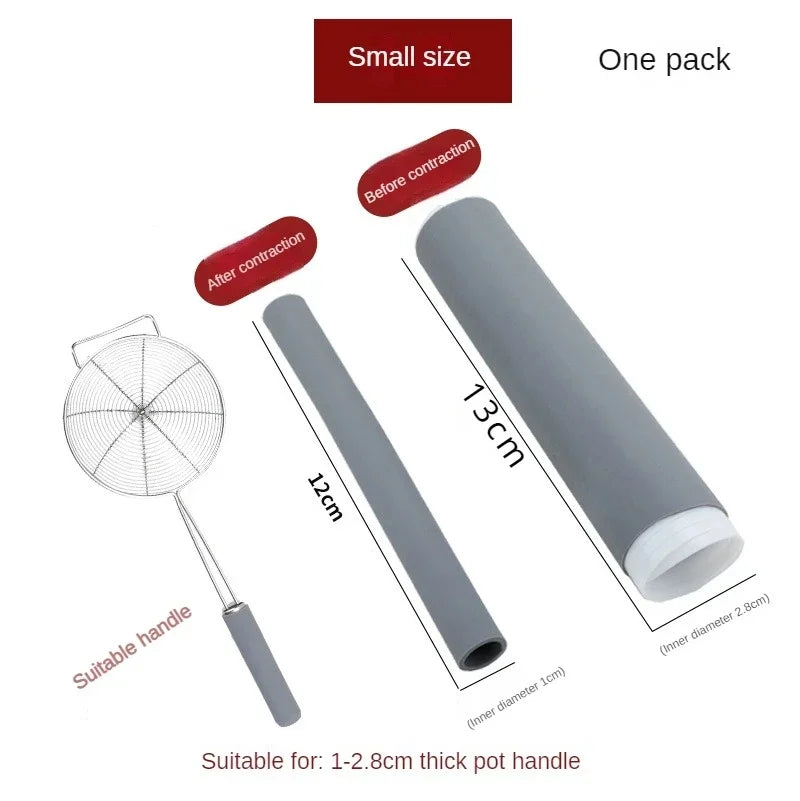 Heat-Resistant Rubber Cover for Pot Handles - Anti-Scalding Protection