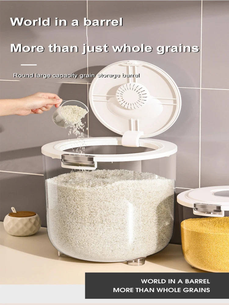 Thickened Food Storage Containers - Household Grade, Sealed, Insect-Proof, and Moisture-Resistant