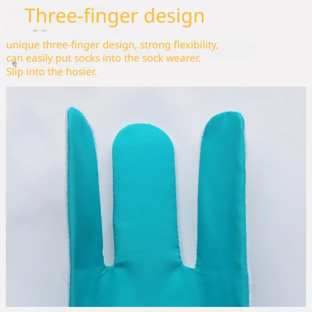 Easy-On Foot Brace Sock Aid Kit - Helper Tool for Elderly, Disabled, and Pregnant Individuals