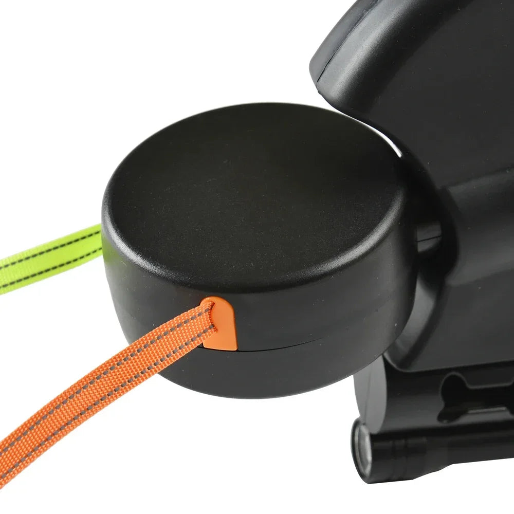 Dual Pet Retractable Dog Leash with LED Light