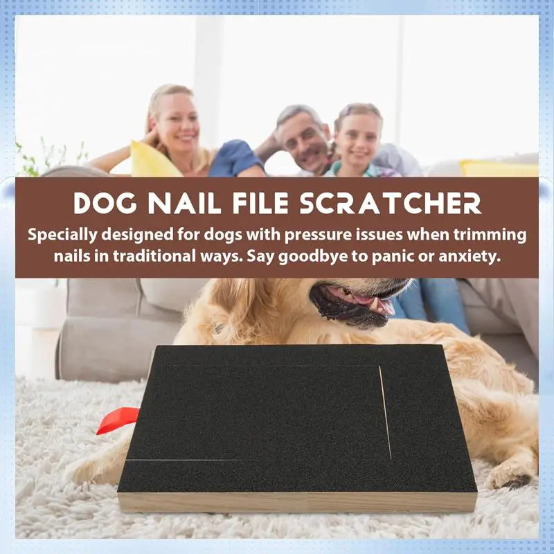 Dog Nail Care Scraper and Trimming Scratch Board - Emery File Box